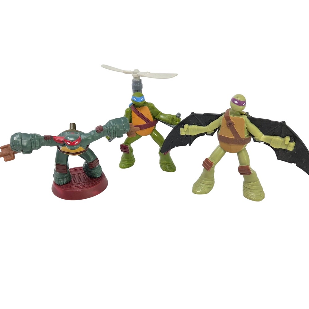 Teenage Mutant Ninja Turtles McDonald's‎ Happy Meal Toys 2012 Lot Set